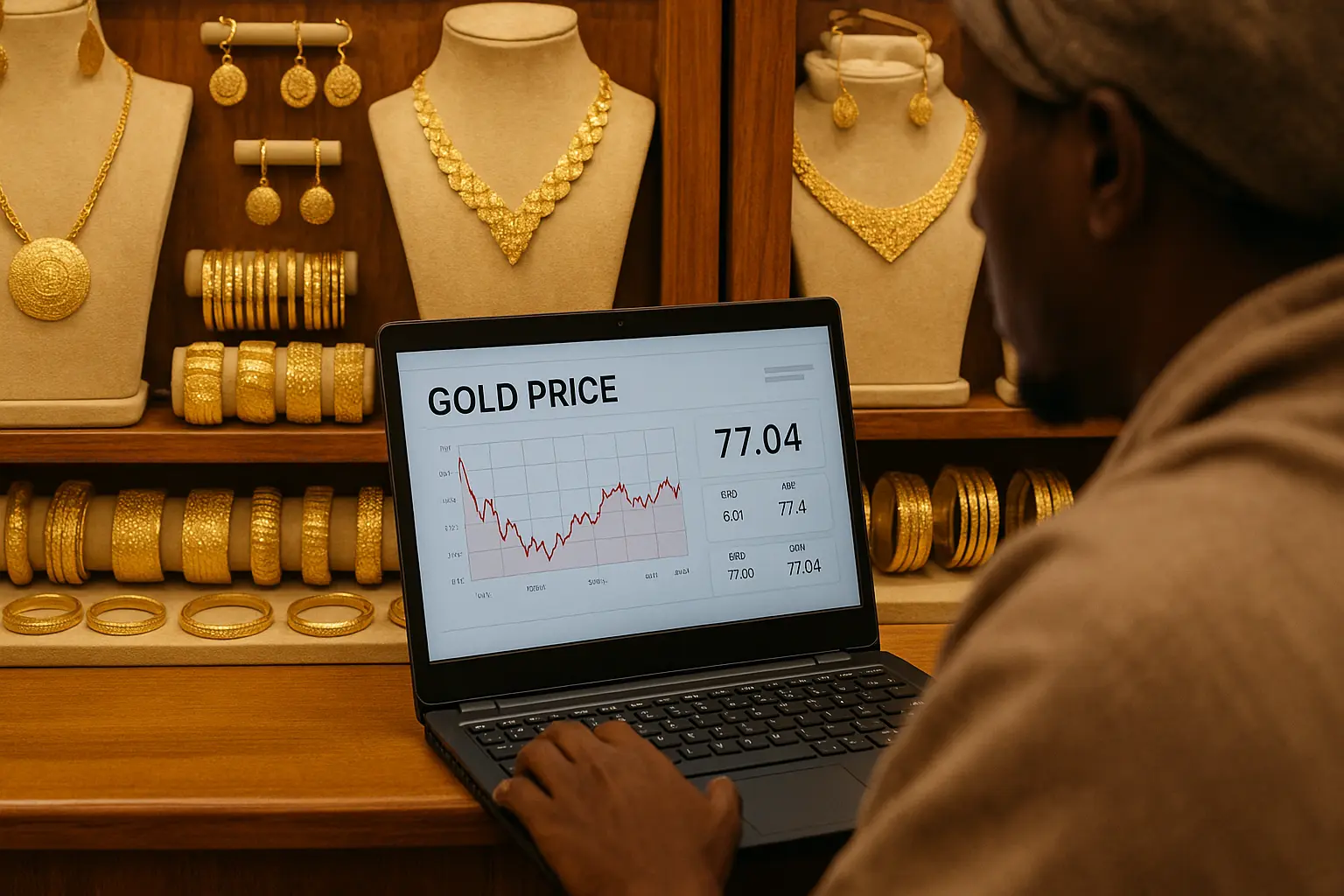 كيفية التعامل مع سوق و أسعار الذهب في الصومال