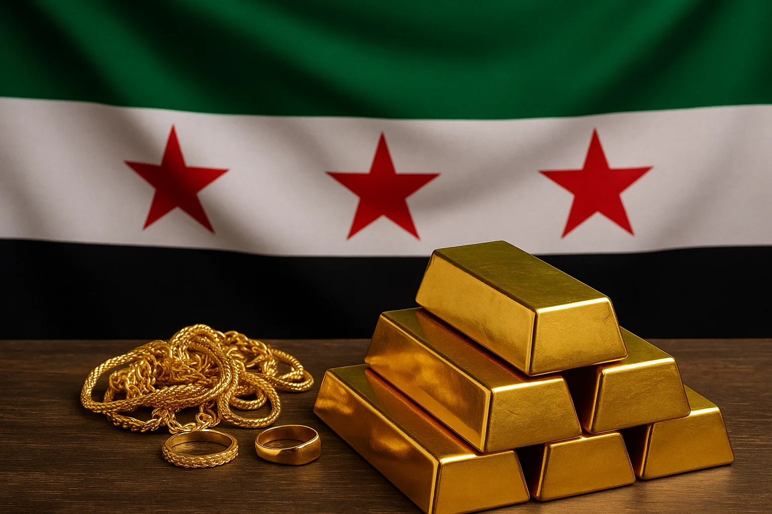 الفرق بين أسعار الذهب في سوريا الرسمية والموازية