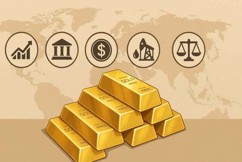 أهم العوامل التي تؤثر على أسعار الذهب عالمياً