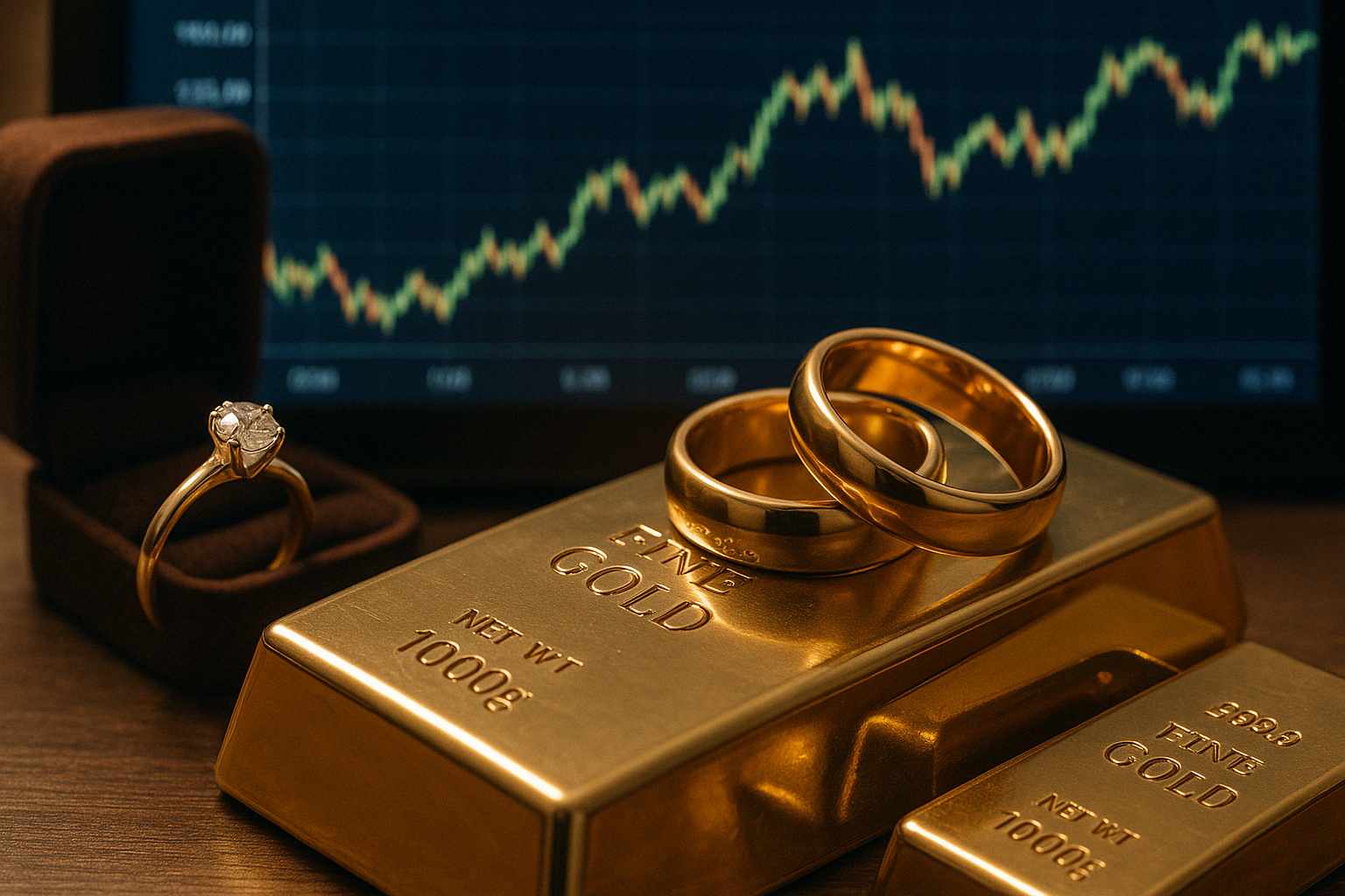 أهمية متابعة أسعار الذهب اليومية عند التخطيط للزواج أو شراء المجوهرات