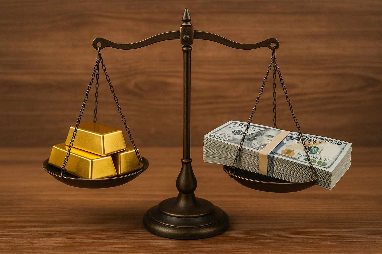 أيهما أفضل: شراء الذهب أم الدولارات؟