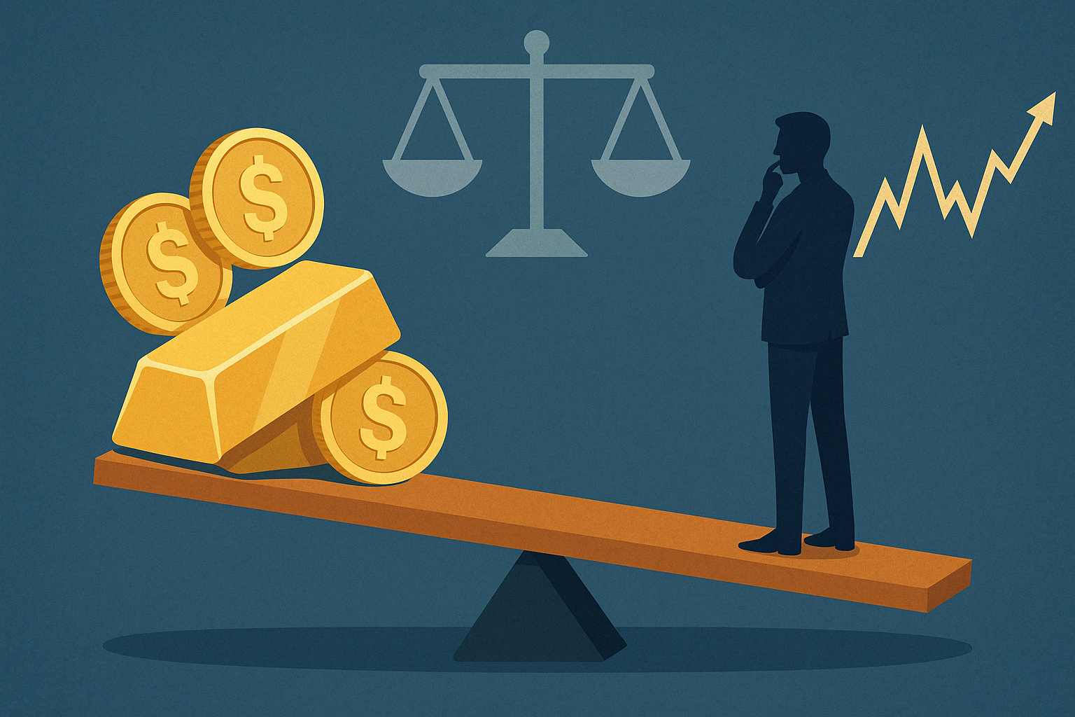 الرافعة المالية في تداول الذهب: فرصة أم مخاطرة؟ شرح مبسط