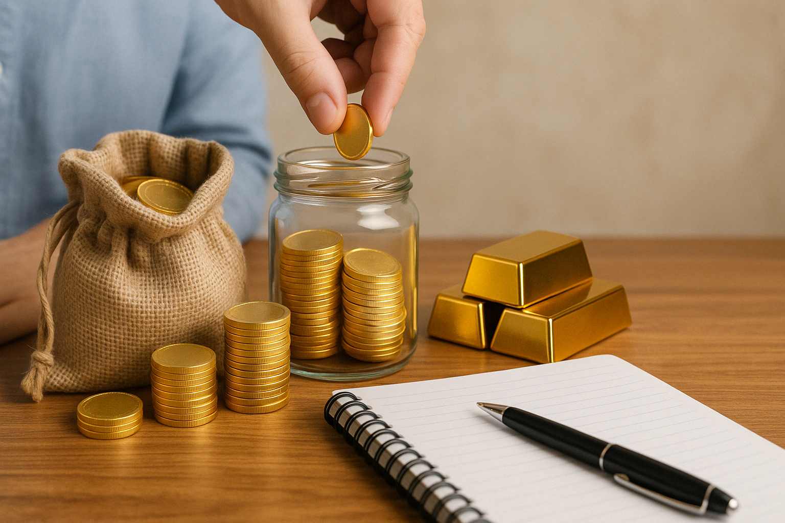 كيف تبدأ الادخار بالذهب بخطوات بسيطة وآمنة؟