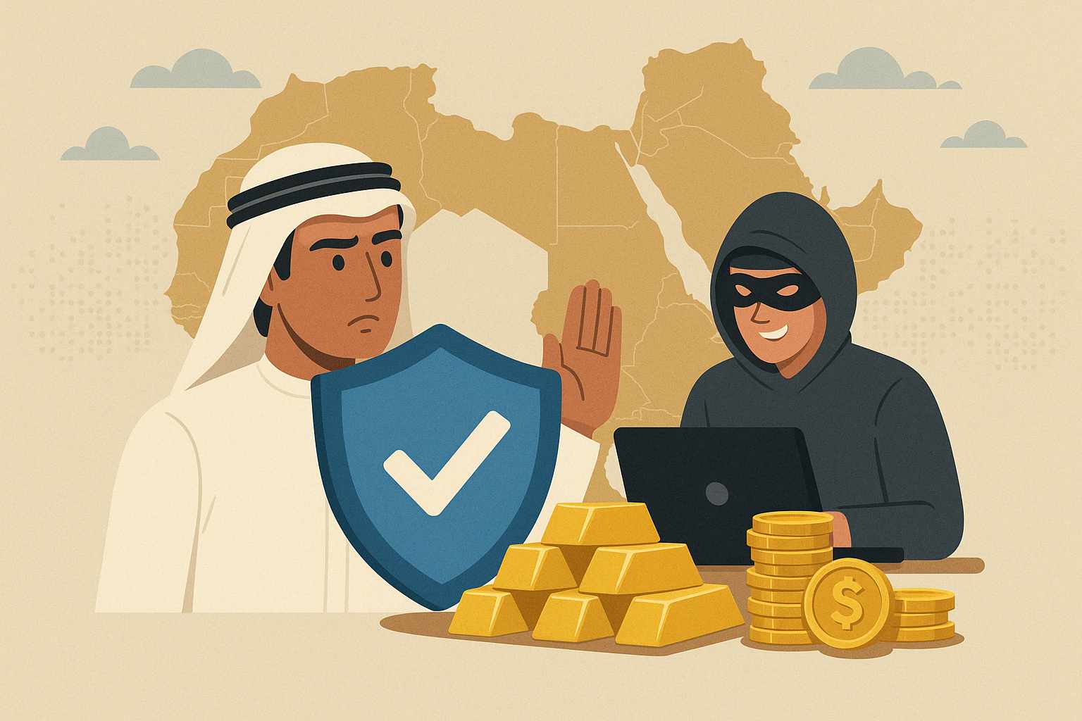 كيف تحمي نفسك من شركات تداول الذهب الوهمية في الدول العربية؟