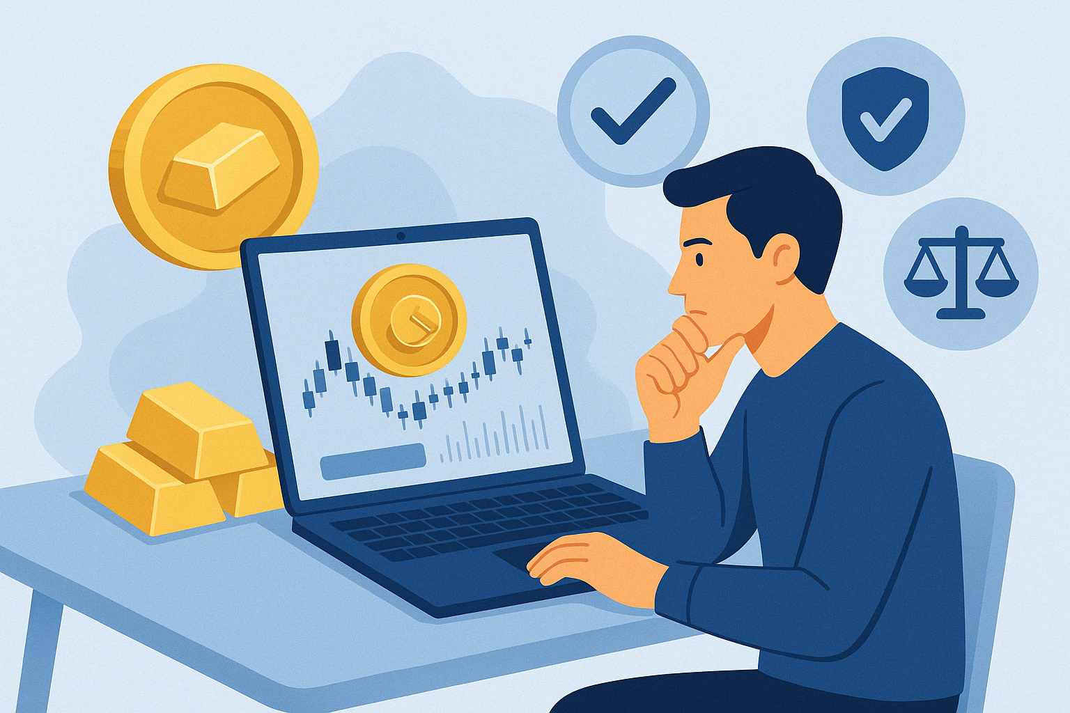 أهم المعايير اختيار منصة تداول ذهب موثوقة؟