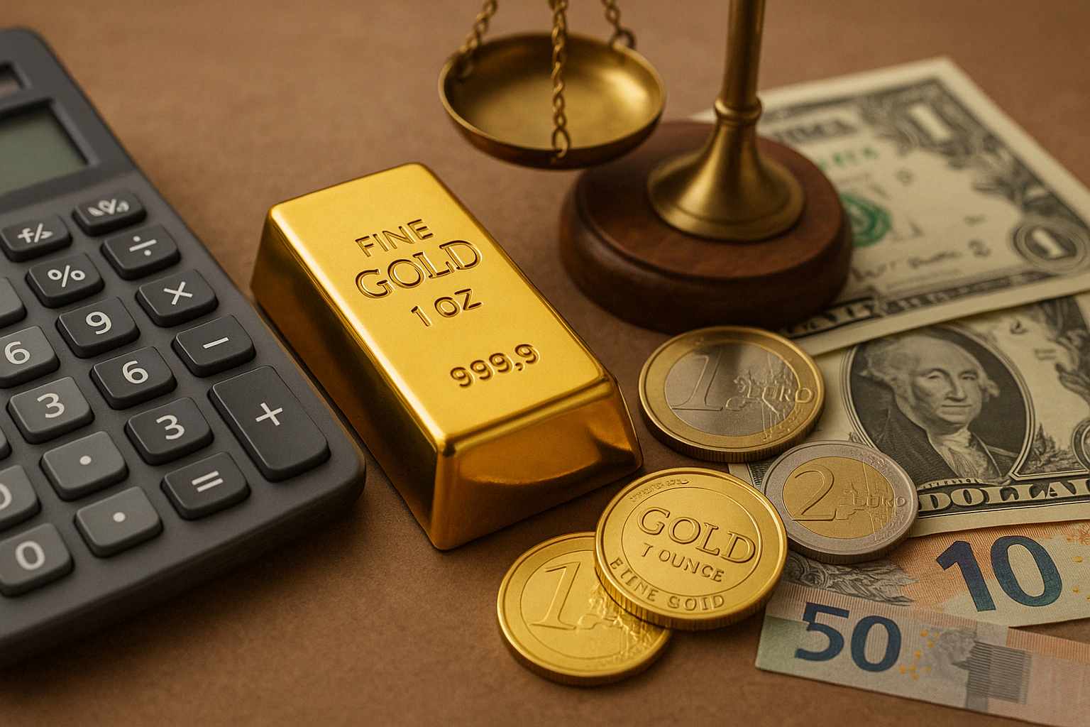 كيف تُحسب أسعار الذهب؟ فهم العلاقة بين الأونصة والجرام