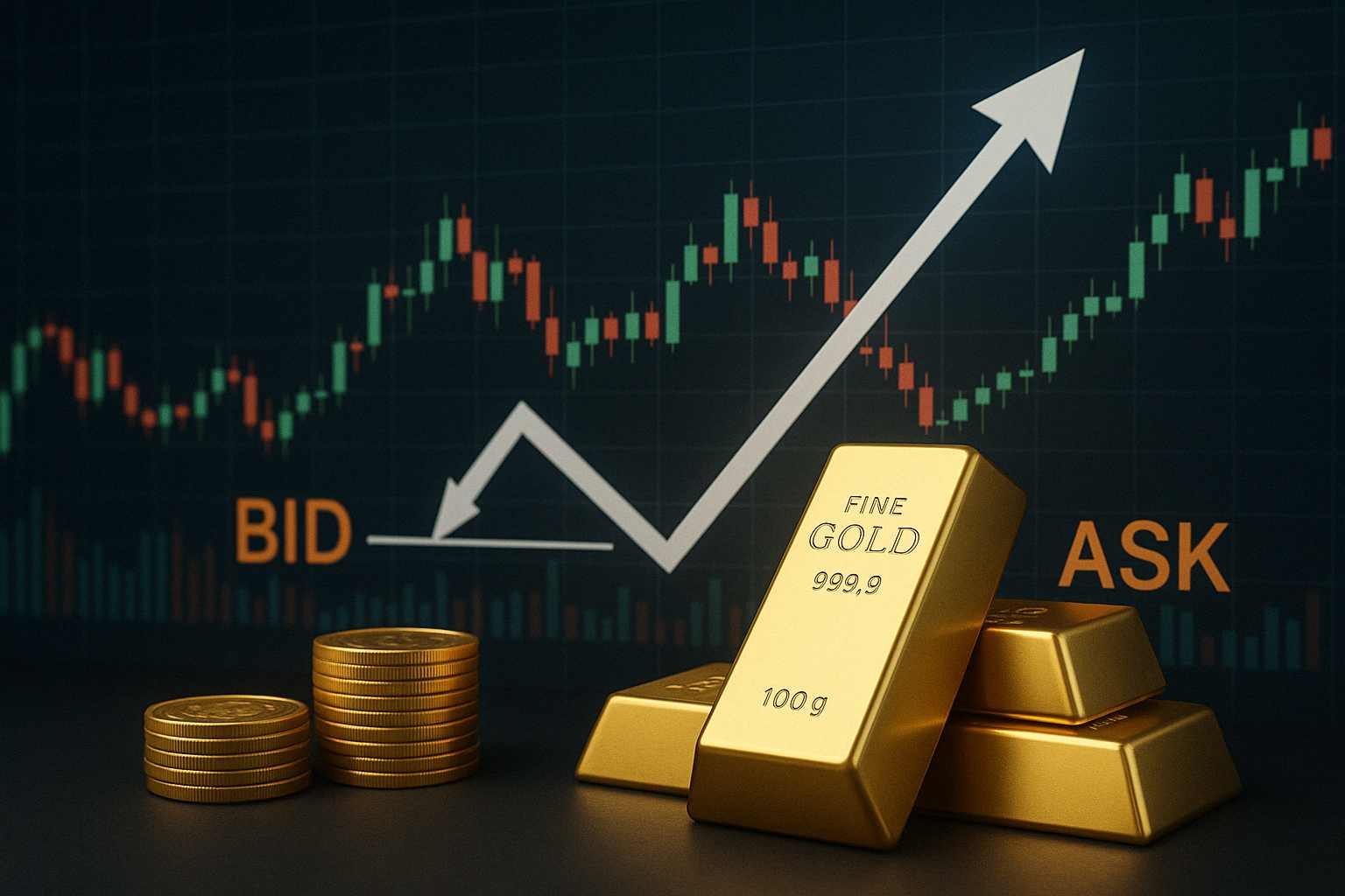السبريد في تداول الذهب ؟ وكيف يؤثر على الأرباح؟