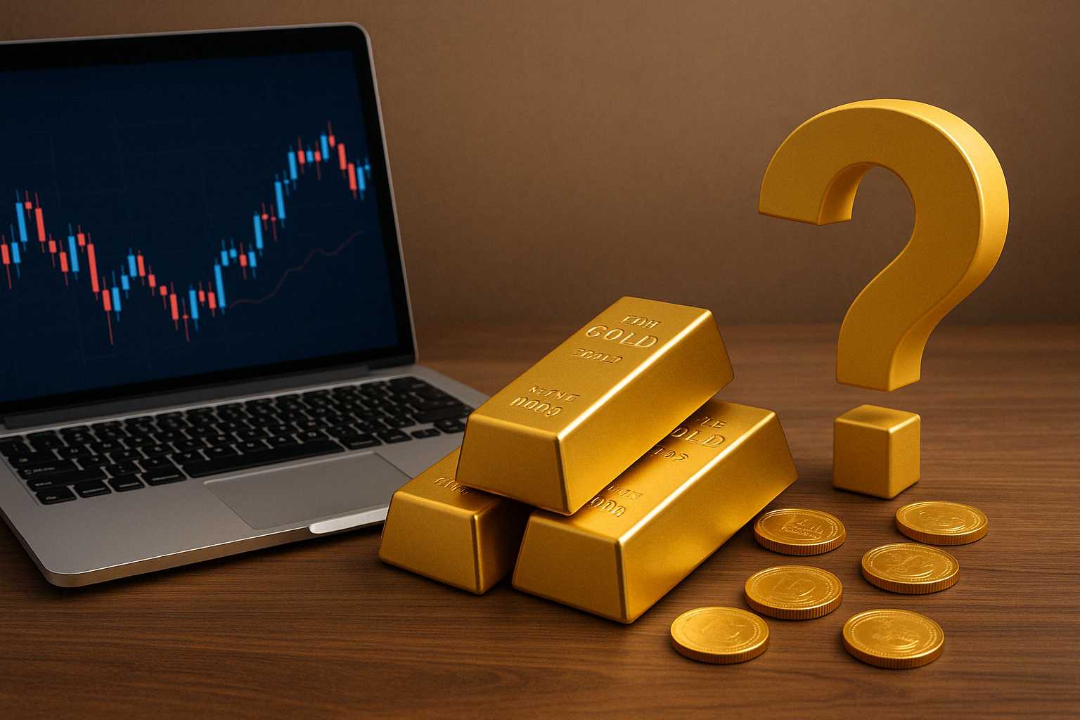 هل يمكن تداول الذهب عبر الإنترنت؟ دليلك للمبتدئين